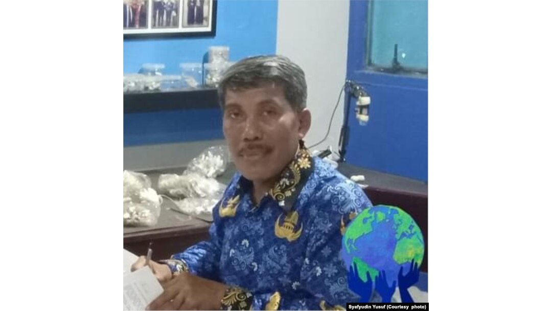Syafyudin Yusuf, ilmuwan terumbu karang dari Universitas Hasanuddin, Makassar, Sulawesi Selatan. (Foto: Syafyudin Yusuf/Koleksi Pribadi)