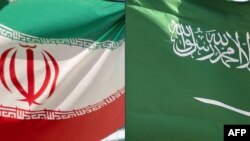이란(사진 왼쪽)과 사우디아라비아 국기 (자료사진)