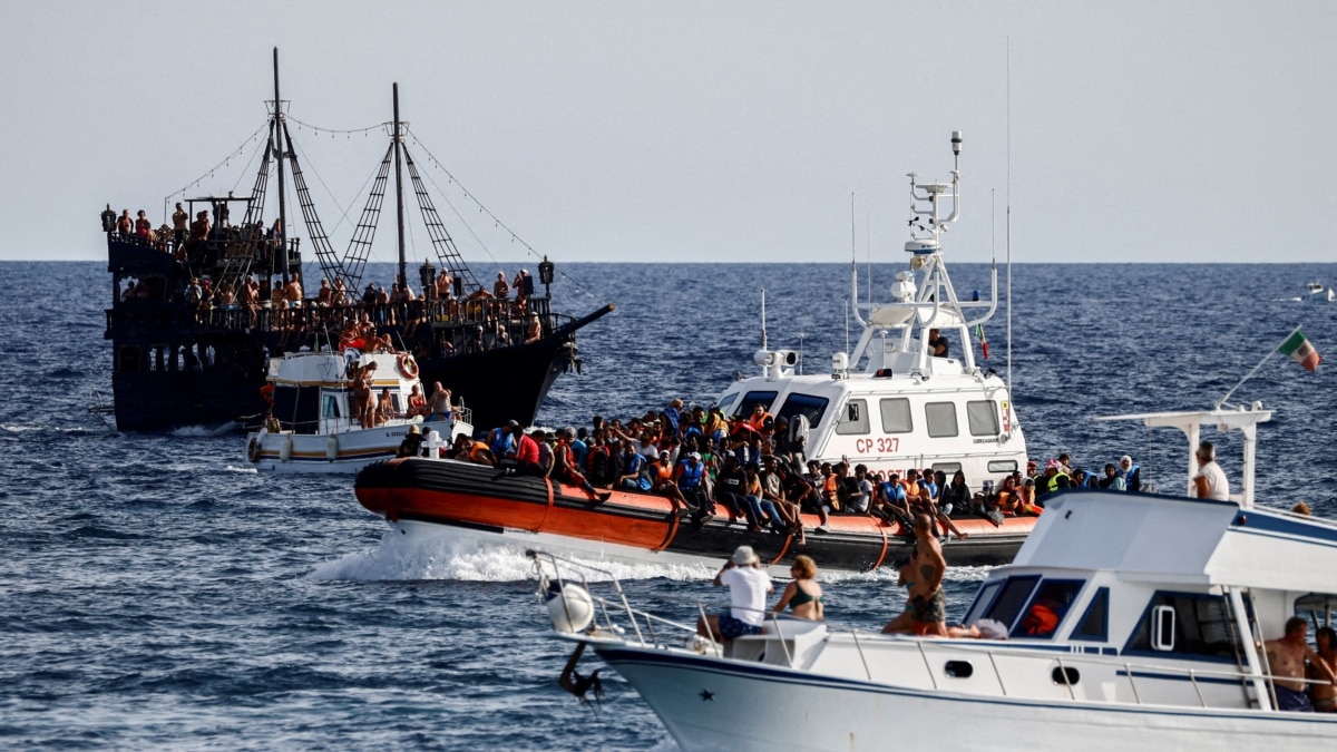 Italian coast guard searches for dozens of migrants feared ...