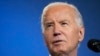 President Joe Biden speaks during an event on the Ukraine Compact on the sidelines of the NATO summit in Washington, July 11, 2024. The president later held a news conference at the close of the summit.