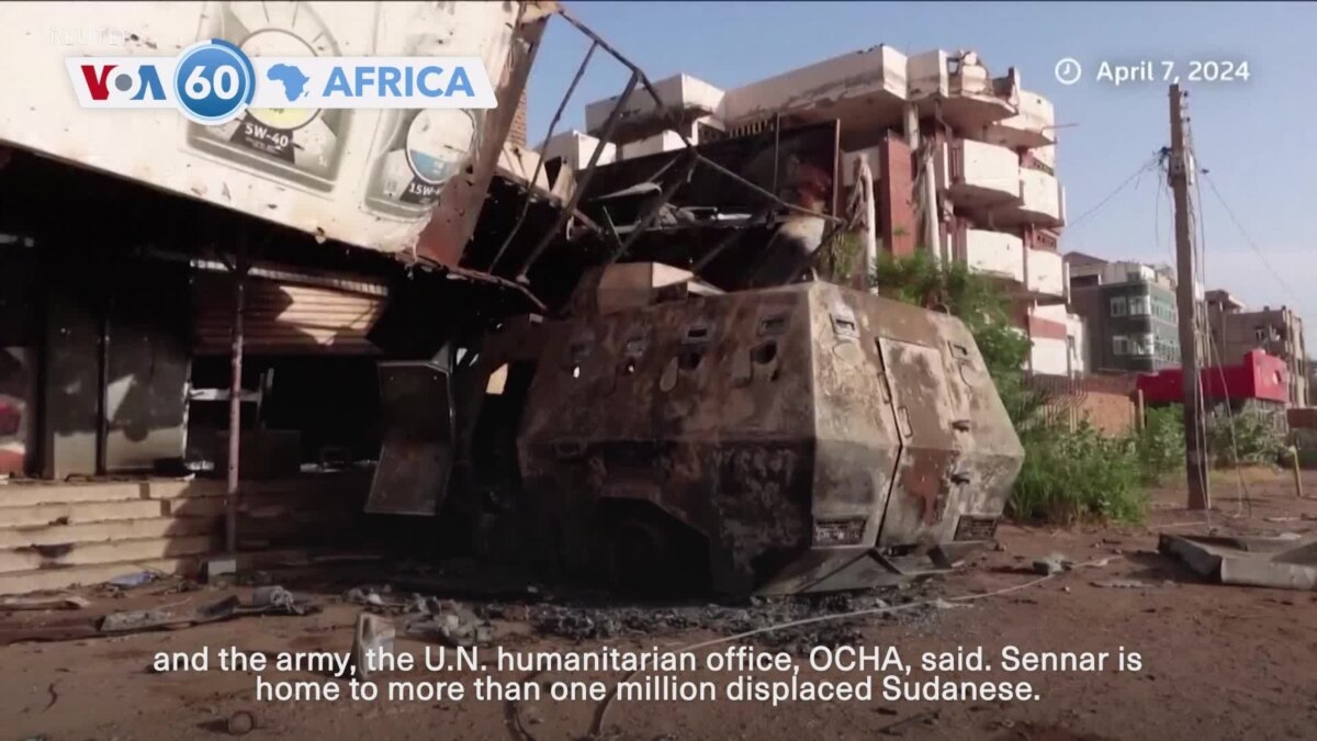 Voa60 Africa - Un: More Than 55,000 People Have Fled Sinja, Capital Of 