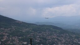 Američki bombarder iznad Sarajeva, 30. maj 2023. (Izvor: Ambasada SAD)