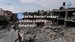 Gazze’de ölenleri enkaz altından çıkarma çalışmaları 