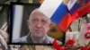 A portrait of the owner of private military company Wagner Group Yevgeny Prigozhin lays at an informal street memorial near the Kremlin in Moscow, Russia, Aug. 26, 2023. 