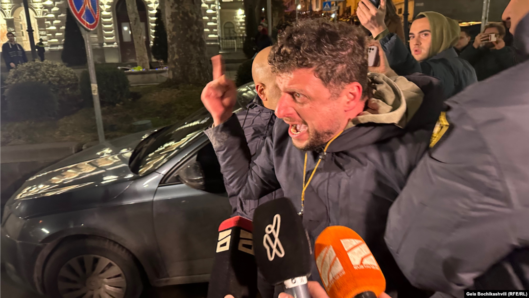 2 მარტის აქცია თბილისში, "რადიო თავისუფლების" ფოტო.