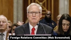 លោក​ Robert Forden មន្ត្រី​ជាន់ខ្ពស់​ក្រសួង​ការបរទេស​អាមេរិក ​ដែល​ទទួល​បាន​ការ​តែងតាំង​ពី​ប្រធានាធិបតី​សហរដ្ឋ​អាមេរិក​ឱ្យ​ធ្វើ​ជា​ឯកអគ្គរដ្ឋទូត​សហរដ្ឋ​អាមេរិក​ប្រចាំ​នៅ​កម្ពុជា​។ (Web Screenshot/Foreign Relations Committee)