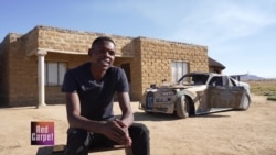 South African young inventor uses recycled materials to build car, robotics