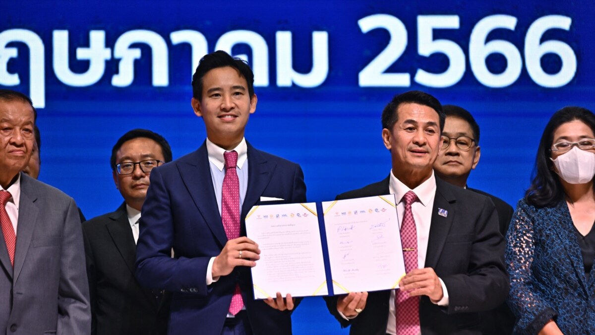 泰国反对派签署联盟协议 承诺恢复民主