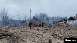 Разрушения в Павлограде после российской атаки 1 мая 
