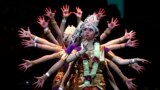 Dancers perform ahead of Indian Prime Minister Narendra Modi's arrival to attend an Indian community event at Qudos Bank Arena in Sydney, Australia.