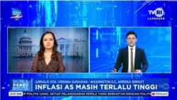 Laporan VOA untuk TVRI: Inflasi AS Masih Terlalu Tinggi