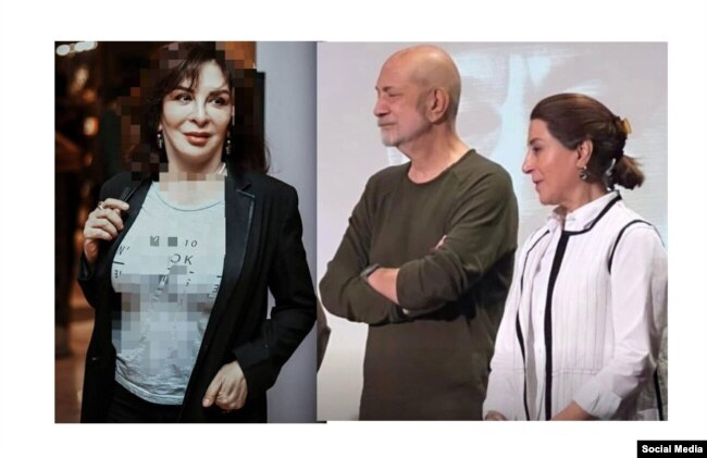افسانه بایگان و فاطمه معتمدآریا بدون حجاب اجباری در مراسم بزرگداشت آتیلا پسیانی شرکت کردند.