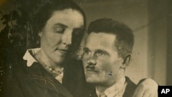 This undated photo shows Polish farmer Jozef Ulma with his wife, Wiktoria. 
