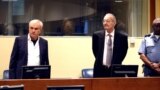Jovica Stanišić i Franko Simatović u sudnici u januaru 2023.