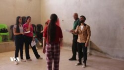 Grûpeke Şanoyê li Kampa Şehba Gencan Fêrî Şanoyê Dike