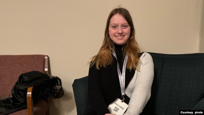 FILE - Alexis Kulm attended the annual DakotaCon technology celebration on March 22, 2024, in Madison, S.D. (Bart Pfankuch / South Dakota News Watch)