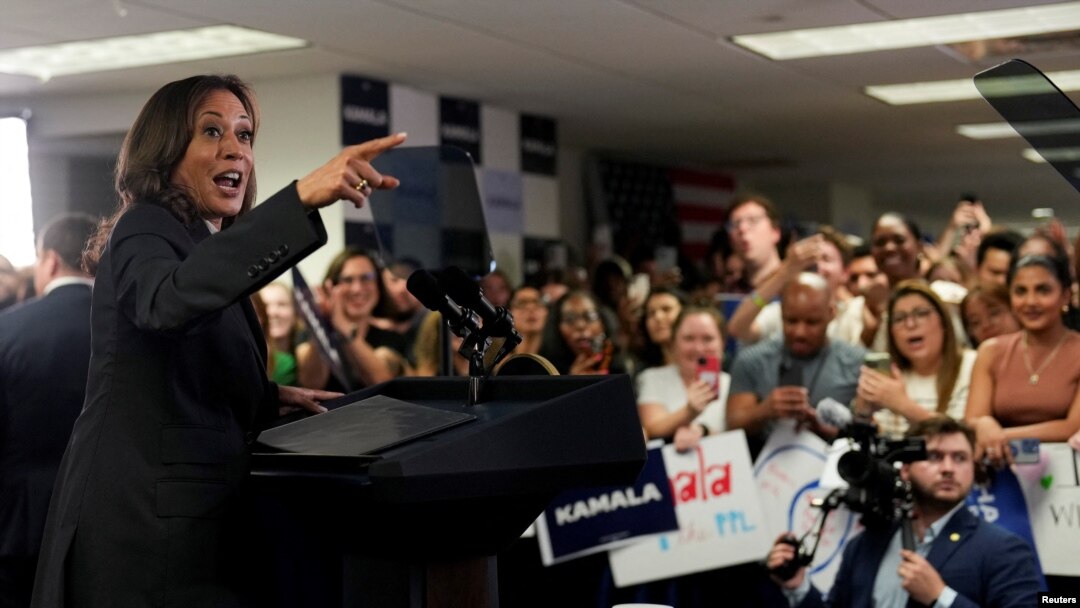 Phó Tổng thống Mỹ Kamala Harris tại một sự kiện.