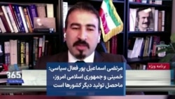 مرتضی اسماعیل پور فعال سیاسی: خمینی و جمهوری اسلامی امروز، ماحصل تولید دیگر کشورها است