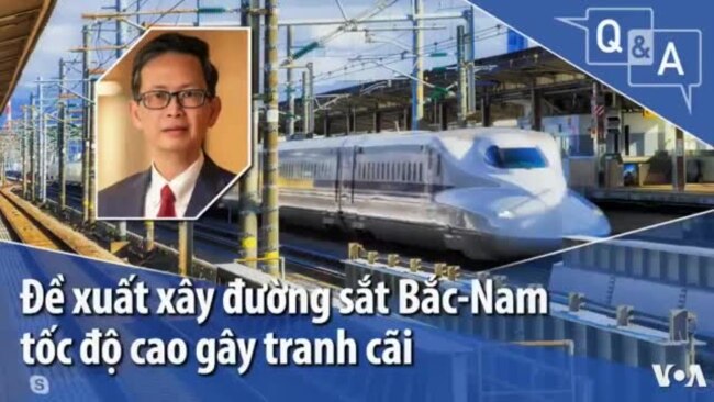Đề xuất xây đường sắt Bắc-Nam tốc độ cao gây tranh cãi