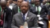 FILE - Gabon's President Ali Bongo Ondimba listens during a coordination meeting of the African Union, at the United Nations offices in Gigiri, Nairobi, Kenya, on July 16, 2023.