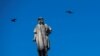 Vista de la estatua de Cristóbal Colón en la ciudad de Nueva York, EE.UU., el 14 de junio de 2020. REUTERS/Eduardo Muñoz