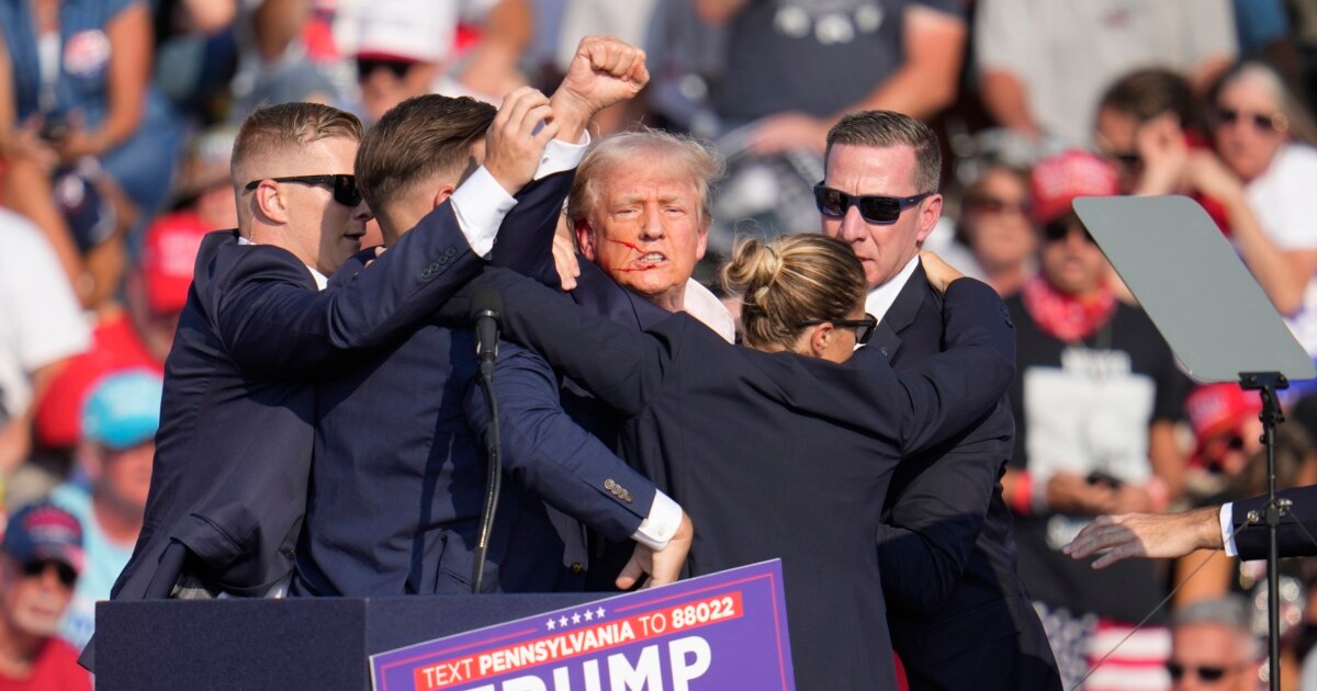 Trump survives assassination attempt a campaign rally