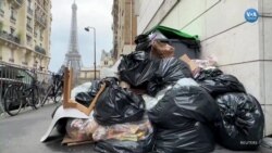 Paris’te Çöpçüler Grevde 