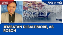 Laporan VOA untuk TVRI: Jembatan Roboh di Baltimore, Amerika Serikat