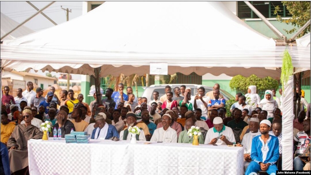Mahalarta taron shekara shekara na kungiyar Ghana Muslim Mission karo na 63 a birnin Kumashi.