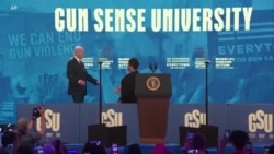 Biden, Trump at Odds Over Gun Control