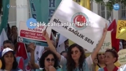 Sağlık çalışanları Türkiye genelinde iki günlüğüne iş bıraktı