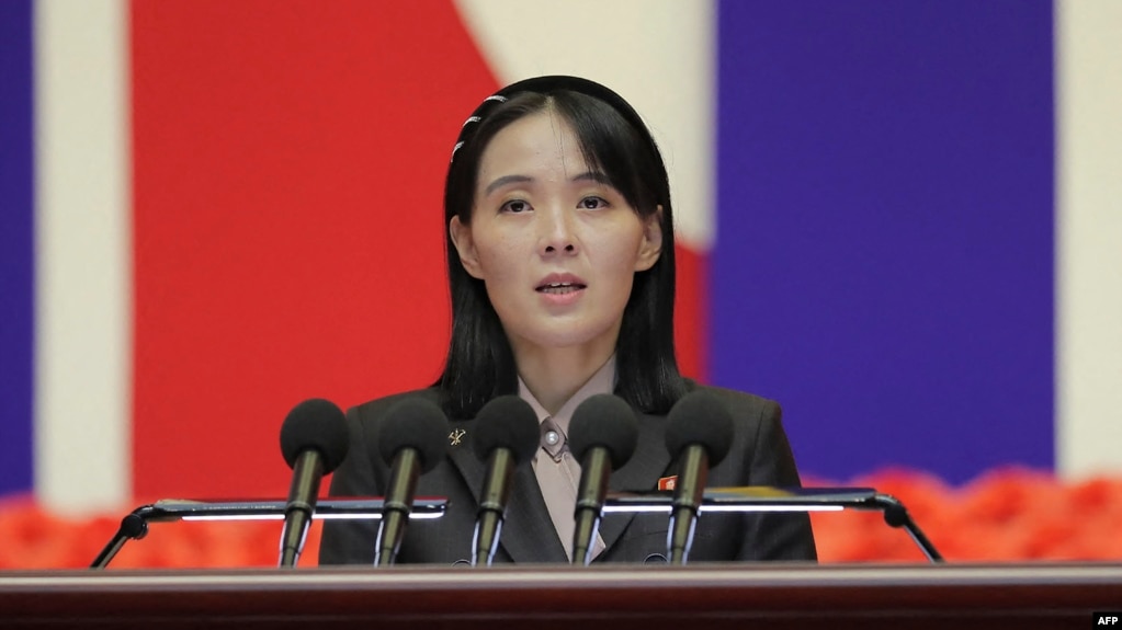 Bà Kim Yo Jong, em gái của nhà lãnh đạo Triều Tiên Kim Jong Un.