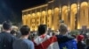 Протесты в Тбилиси. 1 мая 2024г. Фото: Русская служба "Голоса Америки" 