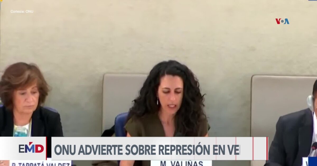 La ONU alerta sobre un aumento de la represión en Venezuela