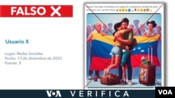 Las imágenes de dibujos animados que hacen alusión a la migración venezolana y se asemejan a las creaciones de Disney fueron creadas con inteligencia artificial.