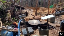 In this image provided by IBAMA, Brazil's Environmental Agency, Starlink equipment is seen in Brazil's Yanomami Indigenous territory, Roraima state, March 14, 2023.