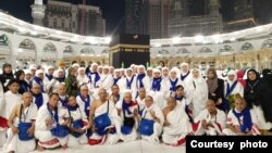 Jemaah Umrah Indonesia di tanah suci, yang penting ada pembimbing (foto: courtesy)