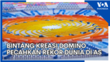 Bintang Kreasi Domino Hevesh5 Pecahkan Rekor Dunia di AS