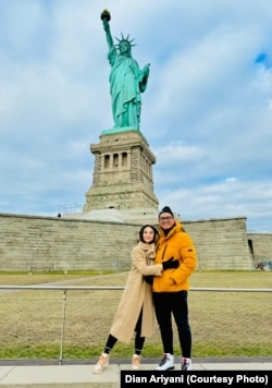 Dian Ariyani dan suami. (Foto: Dian Ariyani/koleksi pribadi)