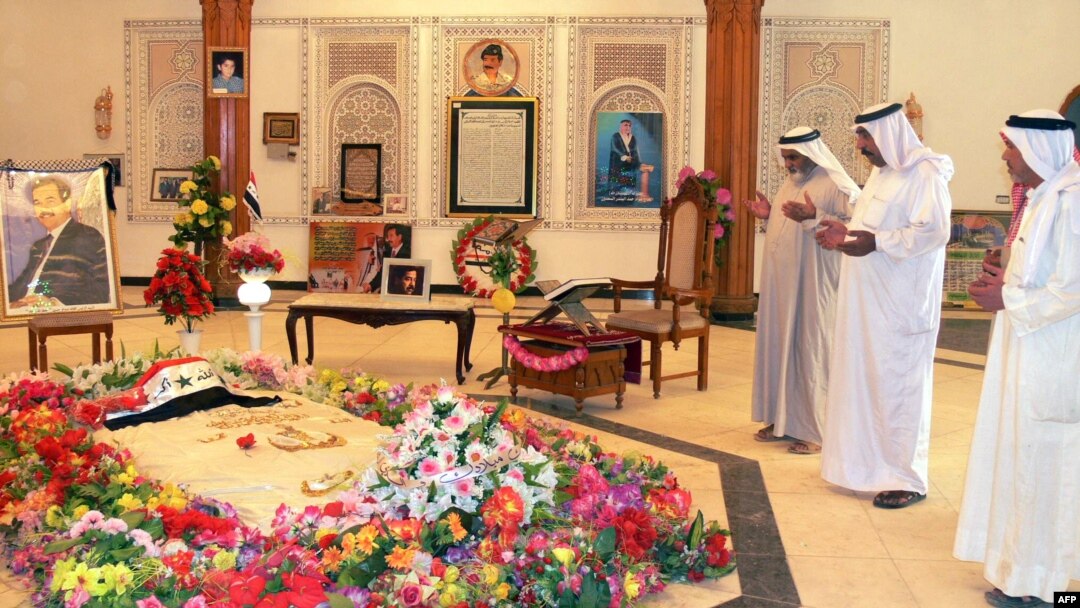 گۆڕەکەی سەدام لە گوندی عۆجە لە پارێزگای سەڵاحەدین، ئەرشیف ساڵی 2008 