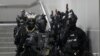 South Korean soldiers get ready to start in an anti-terror drill as a part of the Ulchi Freedom Shield military exercise between the U.S. and South Korea at a subway station in Seoul, South Korea, Aug. 22, 2023.