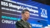 Chinese Defense Minister General Li Shangfu speaks during the 20th International Institute for Strategic Studies Shangri-La Dialogue, Asia's annual defense and security forum, in Singapore, June 4, 2023. (Vincent Thian via AP)