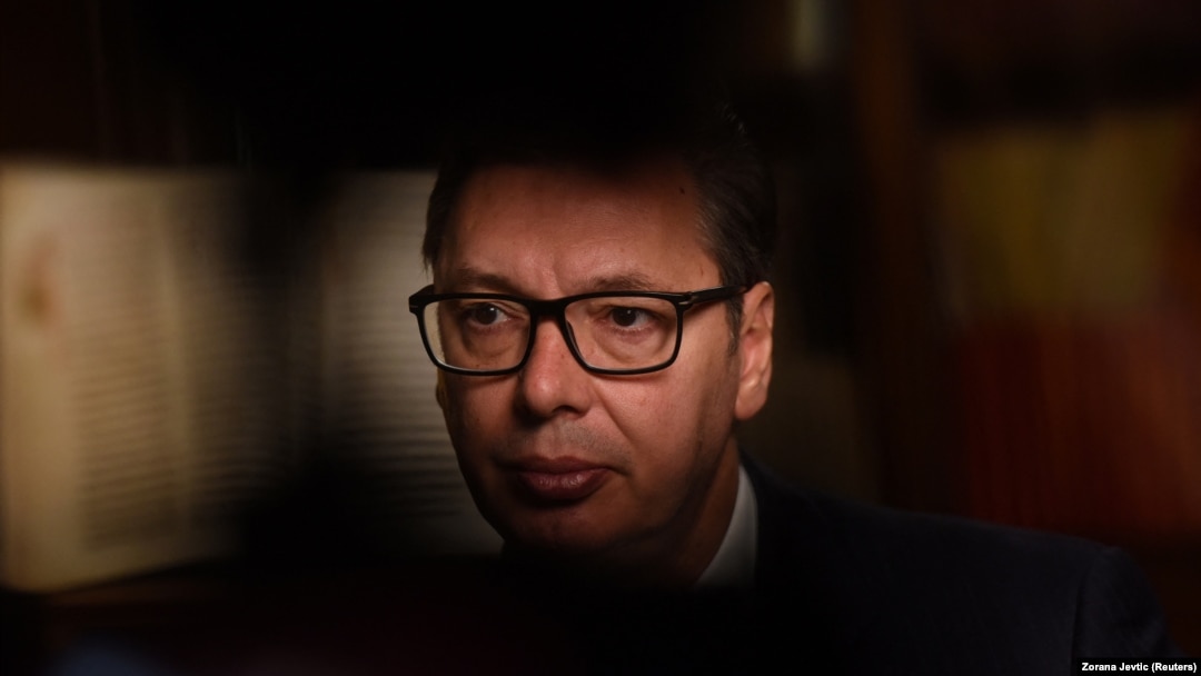 Predsednik Srbije Aleksandar Vučić (foto: REUTERS/Zorana Jevtic)