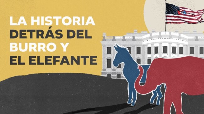 Cómo los republicanos y los demócratas obtuvieron sus símbolos de animales