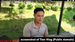 Trang Tiến Vlog đăng video phỏng vấn người được nêu tên là Thìn nói về nhà sư Thích Minh Tuệ bị mất tích, 1/7/2024.