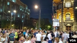 15. protest "Srbija protiv nasilja" ispred Vlade Srbije (foto: FoNet)