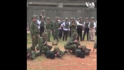 蔡英文视察后备役军人训练 