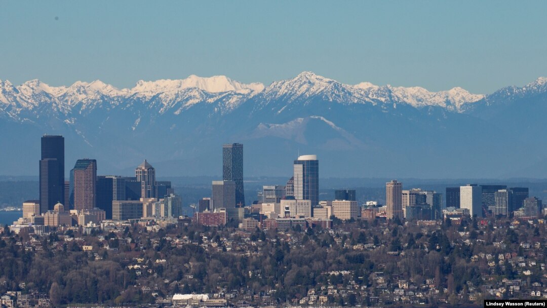 Pemandangan kota Seattle, AS, 16 Maret 2020. (Foto: REUTERS/Lindsey Wasson)