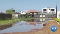 Inundações na zona de luxo da Costa do Sol em Maputo 