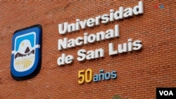 Ingreso de la UNSL, reconocida como la sexta mejor universidad pública de Argentina por el ranking Quacquarelli Symonds. Foto: Lisandro Concatti
